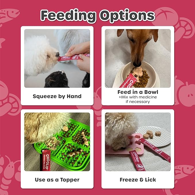 Squeeze Vita Stick Lickable Treats for Dogs & Cats. 7 Heart Support Sticks with Essential multivitamins. Soft and Tasty Paste for All Life Stages, Supporting Heart Health