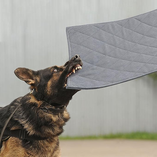 MABOZOO Indestructible Dog Beds - Chew Proof Crate Pad for Aggressive Chewers, Machine Washable Quilted Mat, Durable for Small Dogs, Grey Kennel Pad (28x47 in)