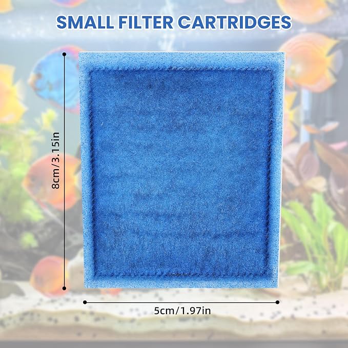 12 Pack Aquarium Filter Cartridges Designed for Maruneland Penguin Power Filter, Compatible with Marineland Penguin Power Filters 200/350, for Tech EZ-Change #3