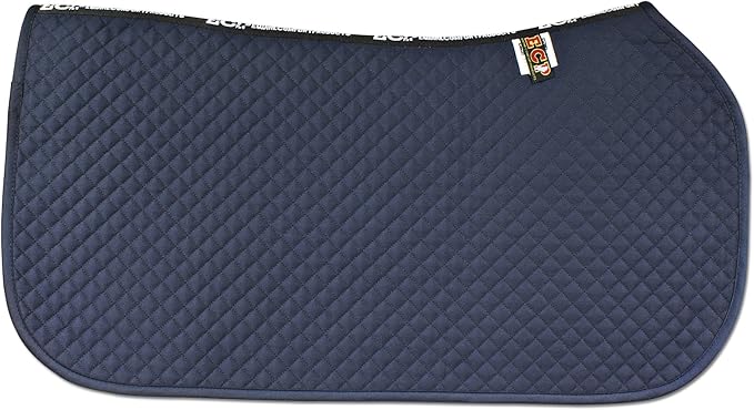 ECP Equine Comfort Products All Purpose Diamond Quilted Western Saddle Pad for Injury Prevention, Breathable, Hypoallergenic, Shock-Absorbing Cushion for Horse Comfort