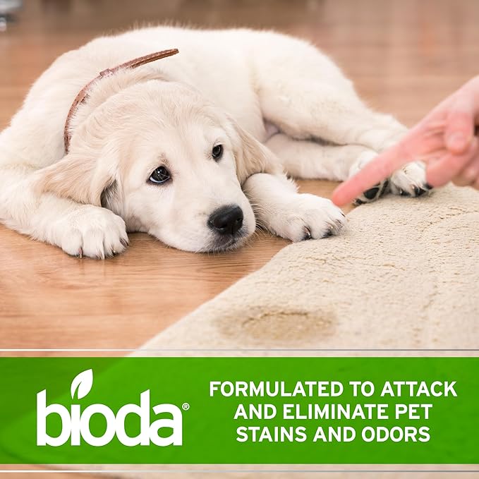 Bioda Multi-Purpose Probiotic Enzyme Cleaner and Deodorizer | Professional Strength | Trash Can Deodorizer, Pet Stains and Odors, Drains, Floors, Bathrooms, Toilets | Made in USA | 1 Gallon