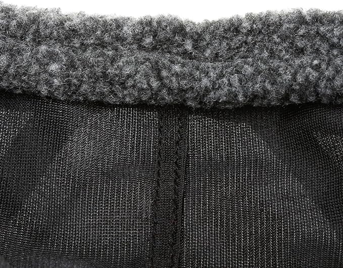 Harrison Howard CareMaster Horse Fly Mask Half Face with Ears Black Medium Cob