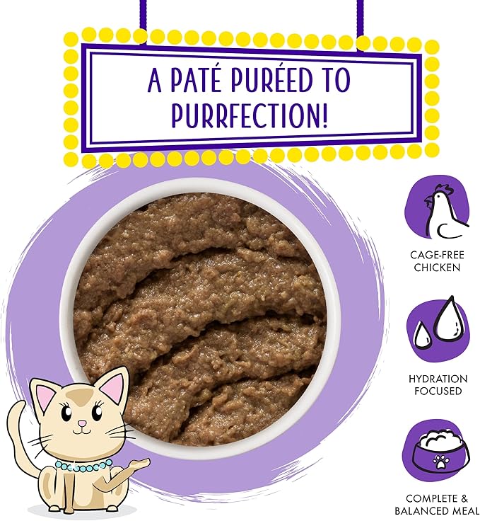 Weruva Wet Cat Food, Meal or No Deal with Chicken and Beef Pate, 10oz Can, Pack of 12