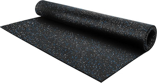 Flooring Inc's 1/4" Thick Tough Rubber Flooring Roll | Flexible Recycled Rubber Floor Mats for Home Gym | Heavy Duty Rubber Mat for Home Gyms, Sheds, Horse Stall Mat or Trailer