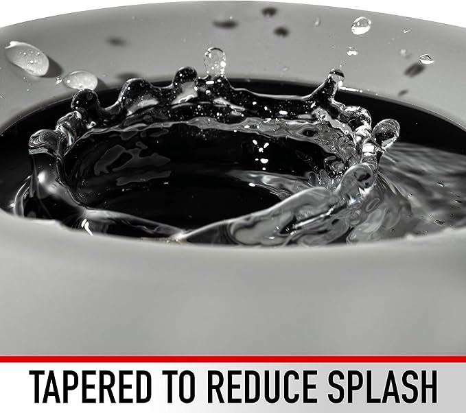 Franklin Pet Supply Co. Co. Spill Proof Pet Bowl - No Splash Travel Water + Food Dish for Dogs + Cats - Portable - 16 oz. - BPA Free