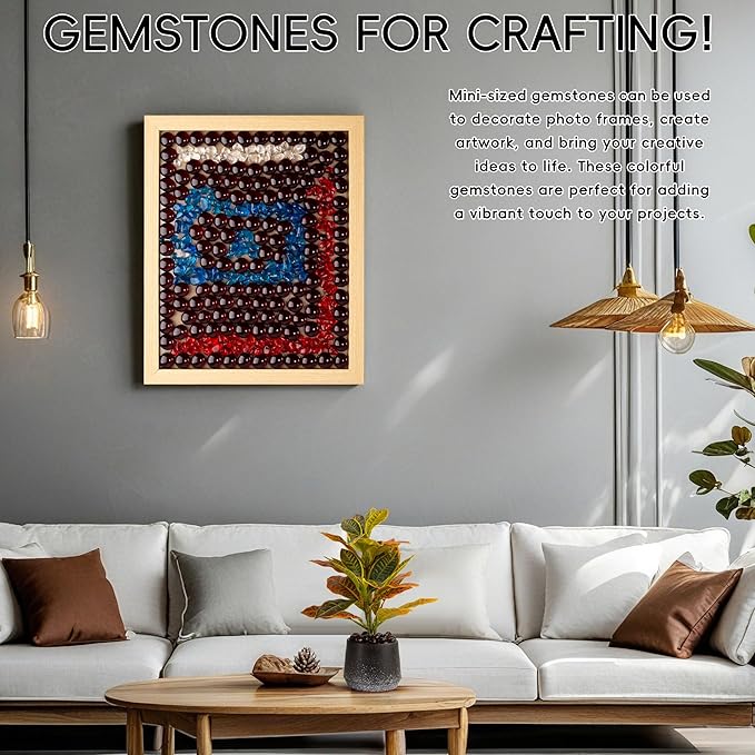 2 LB Dark Red Glass Marbles, Mini Flat Glass Beads for Vase Fillers, Floral Bottom Mancala Gems Pebbles Fish Tank Rocks for Table Aquarium,Home Decor Art Craft Supplies(0.5"~0.7")