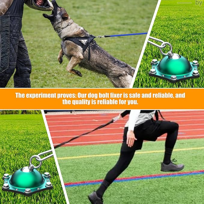 Dog Tie Out Cable and Stake,360°Swivel Dog Run Anchors-with 30FT Heavy Duty tie Out Cable- No Tangle,Dog Runner for Yard- Up to 150 lbs,for Outdoor Camping Gift
