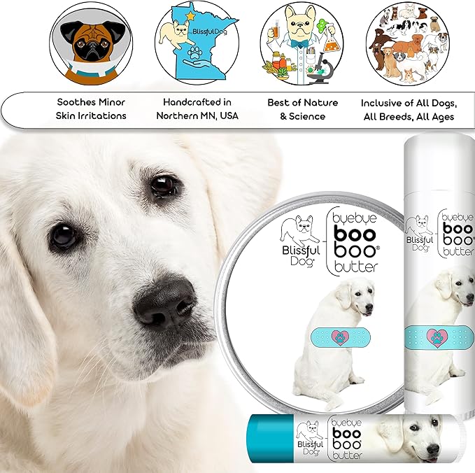 The Blissful Dog Kuvasz Boo Boo Butter, 0.50 Ounce