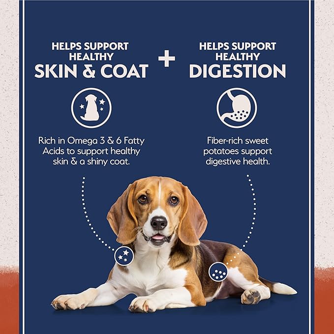 Natural Balance Limited Ingredient Adult Grain-Free Dry Dog Food, Salmon & Sweet Potato Recipe, 12 Pound (Pack of 1)
