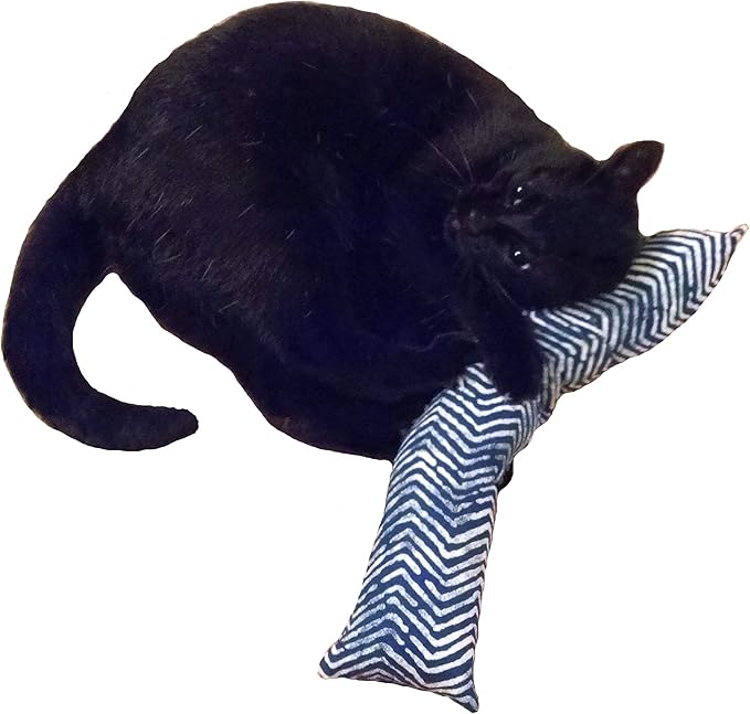 15" Catnip Cat Kicker Toys/Kitty Kick Sticks/Cat-Nip Kick Sticks (Blue) (Kickers Filled with 1 oz Premium Canadian Catnip)