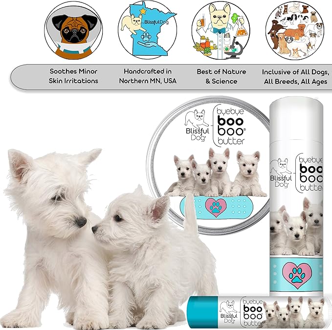 The Blissful Dog West Highland Terrier Boo Boo Butter, 1-Ounce