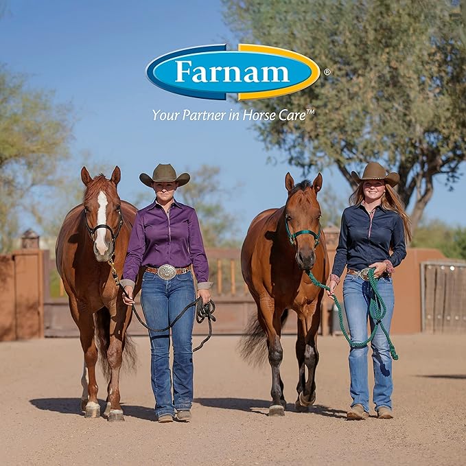 Farnam Horseshoer's Secret Deep-Penetrating Hoof Oil for Horses, Conditions Dry Hooves and Prevents Cracks, Splits and Contracted Heels, Contains Avocado Oil, 32 Oz.