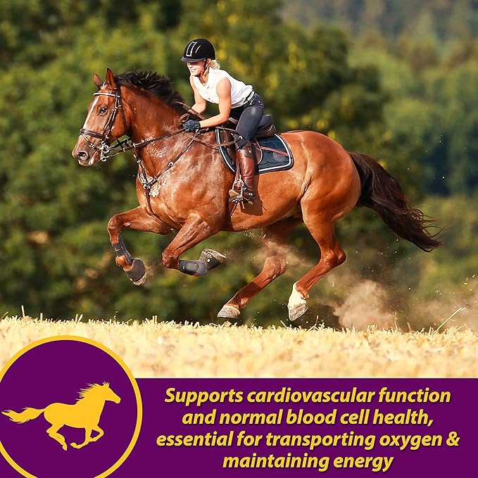 Farnam Horse Health Red Cell Pellets, Vitamin-Iron-Mineral Supplement for Horses, Helps Fill Important Nutritional Gaps in Horse's Diet, 4 lbs., 64-Day Supply