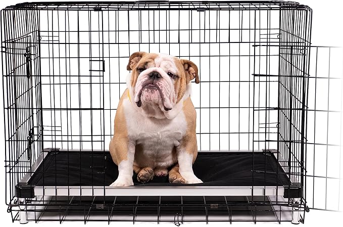 K9 Ballistics Chew Proof Armored Padded Dog Crate Bed, Virtually Indestructible, Legs Included (Sandstone, XX-Large (50" L x 33" W x 8" H))