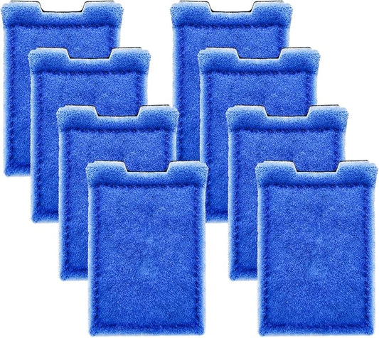 8 Pack Aquarium Filter Cartridges Rite-Size Z - Compatible with Marineland Eclipse & Emperor & Hidden Filtration System, Carbon Fish Tank Filters Replacement, Bio Media for Aquarium Filter