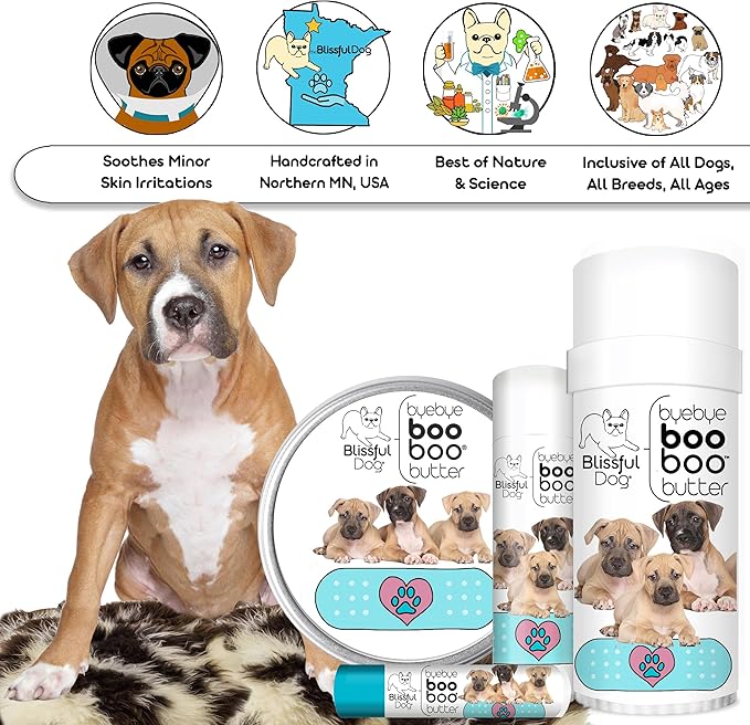 The Blissful Dog .50 oz Tube American Staffordshire Terrier Booboo Butter