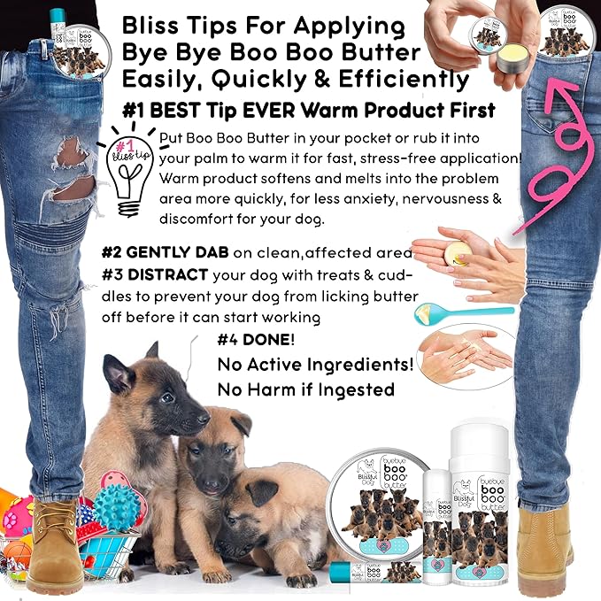 The Blissful Dog 2 oz TIN Belgian Malinois Booboo Butter