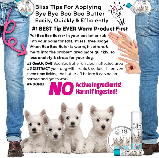 The Blissful Dog West Highland Terrier Boo Boo Butter, 1-Ounce
